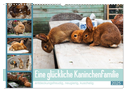 Eine glückliche Kaninchenfamilie (Wandkalender 2025 DIN A3 quer), CALVENDO Monatskalender