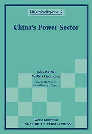 Wong, John. China's Power Sector. World Scientific Publishing Company, 1999.