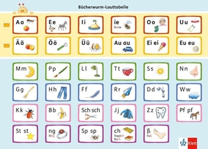 Bücherwurm Fibel. Schreibtabelle (10er-Pack) Klasse 1 - Schreibtabelle (10er-Pack) Klasse 1. Klett Ernst /Schulbuch, 2026.