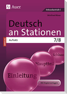 Deutsch an Stationen Spezial Aufsatz 7-8