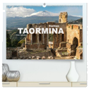 Sizilien - Taormina (hochwertiger Premium Wandkalender 2024 DIN A2 quer), Kunstdruck in Hochglanz