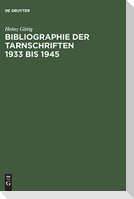 Bibliographie der Tarnschriften 1933 bis 1945