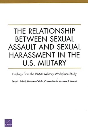 Schell, Terry L / Cefalu, Matthew et al. The Relationship Between Sexual Assault and Sexual Harassment in the U.S. Military - Findings from the Rand Military Workplace Study. RAND Corporation, 2021.