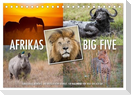 Emotionale Momente: Afrikas Big Five / CH-Version (Tischkalender 2024 DIN A5 quer), CALVENDO Monatskalender