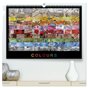 Colours (hochwertiger Premium Wandkalender 2025 DIN A2 quer), Kunstdruck in Hochglanz