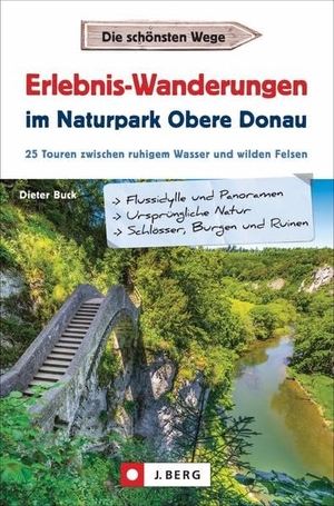 Buck, Dieter. Erlebnis-Wanderungen im Naturpark Obere Donau - 25 Touren zwischen ruhigem Wasser und wilden Felsen. J. Berg Verlag, 2020.