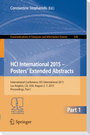 HCI International 2015 - Posters' Extended Abstracts