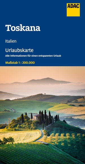 ADAC Urlaubskarte Toskana 1:200.000. ADAC, 2025.