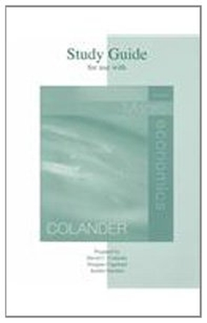 Colander, David / Colander David. Macroeconomics Study Guide. McGraw-Hill Companies, 2003.