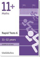 11+ Maths Rapid Tests Book 6: Year 6-7, Ages 11-12