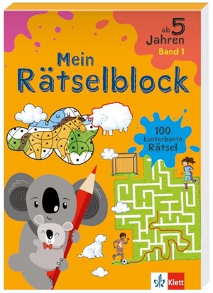 Klett Mein Rätselblock ab 5 Jahren Band 1 - 100 kunterbunte Rätsel. Klett Lerntraining, 2025.