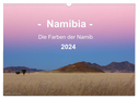 Namibia - Die Farben der Namib (Wandkalender 2024 DIN A3 quer), CALVENDO Monatskalender