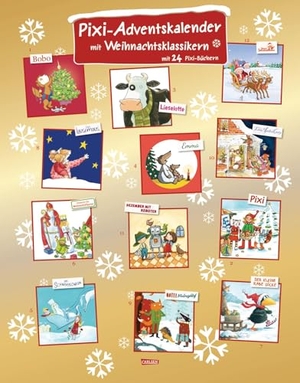 Diverse. Pixi Adventskalender GOLD 2026 - Adventskalender mit 24 Weihnachts-Klassikern als Pixi. Carlsen Verlag GmbH, 2026.