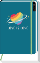myNOTES Notizbuch A5: Love is Love