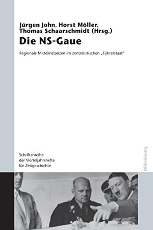 John, Jürgen / Thomas Schaarschmidt et al (Hrsg.). Die NS-Gaue - Regionale Mittelinstanzen im zentralistischen "Führerstaat"?. De Gruyter Oldenbourg, 2007.