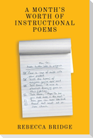 A Months Worth of Instructional Poems