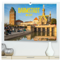 Darmstadt im Licht (hochwertiger Premium Wandkalender 2024 DIN A2 quer), Kunstdruck in Hochglanz