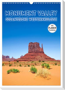 MONUMENT VALLEY Gigantische Westernkulisse (Wandkalender 2024 DIN A3 hoch), CALVENDO Monatskalender