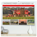 Landmaschinen zum Anfassen nah (hochwertiger Premium Wandkalender 2024 DIN A2 quer), Kunstdruck in Hochglanz