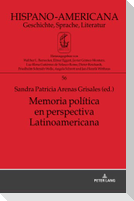 Memoria política en perspectiva Latinoamericana
