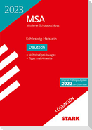 STARK Lösungen zu Original-Prüfungen und Training MSA 2023 - Deutsch - Schleswig-Holstein