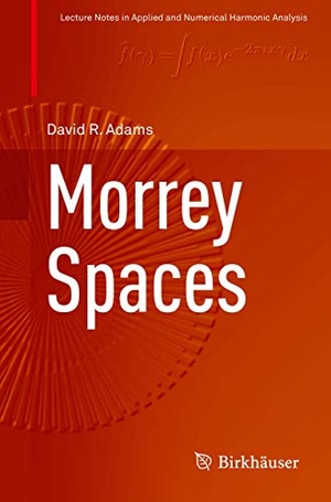 Adams, David. Morrey Spaces. Springer International Publishing, 2016.