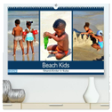 Beach Kids - Strand-Kinder in Kuba (hochwertiger Premium Wandkalender 2024 DIN A2 quer), Kunstdruck in Hochglanz