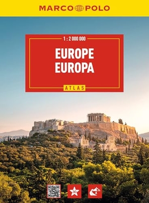 MARCO POLO Reiseatlas Europa 1:2 Mio. - Straßenatlas und Autoatlas, Spiralbindung. Mairdumont, 2026.