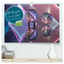 Glaskugeln im Licht - faszinierende Lightpaintings (hochwertiger Premium Wandkalender 2024 DIN A2 quer), Kunstdruck in Hochglanz