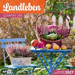 Ackermann Kunstverlag GmbH. Landleben Kalender 2027 - 30x30 - Art12 - Abwechslungsreicher Garten-Kalender im schlanken Hochformat (aufgeklappt 30x60 cm) | zum Eintragen. Ackermann Kunstverlag, 2026.
