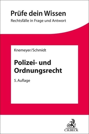 Knemeyer, Franz-Ludwig / Thorsten Ingo Schmidt. Polizei- und Ordnungsrecht. C.H. Beck, 2022.