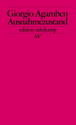 Agamben, Giorgio. Ausnahmezustand - Homo sacer II.1. Suhrkamp Verlag AG, 2004.