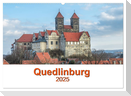 Fachwerkstadt Qudlinburg (Wandkalender 2025 DIN A2 quer), CALVENDO Monatskalender