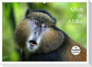 Affen in Afrika (Wandkalender 2025 DIN A2 quer), CALVENDO Monatskalender