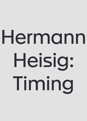 Heisig, Hermann. Hermann Heisig: Timing. Spectormag GbR, 2023.