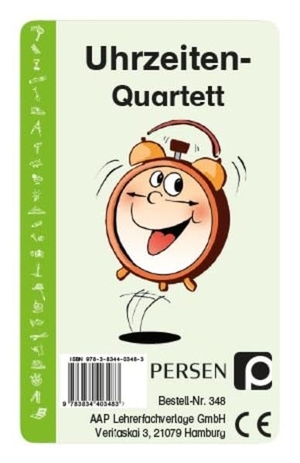 Müller, Heiner. Das Uhrzeiten-Quartett - Kartenspiel für die 1. und 2. Klasse. Persen Verlag i.d. AAP, 2015.
