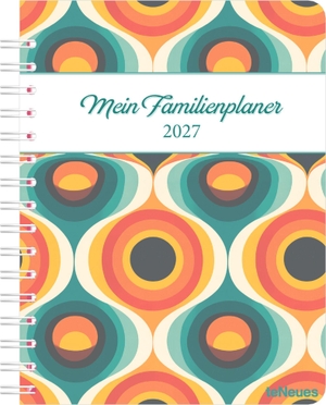 Neumann Verlage GmbH & Co KG (Hrsg.). Familienplaner-Buch Vintage 2027 - Buchkalender 17,5x23,1 cm - Wochenplaner mit 5 Spalten, Tasche für lose Zettel & wöchentlichen Alltagstipps für Familienorganisation. Neumann Verlage GmbH & Co, 2026.