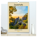 Zauberhafte Sächsische Schweiz (hochwertiger Premium Wandkalender 2024 DIN A2 hoch), Kunstdruck in Hochglanz