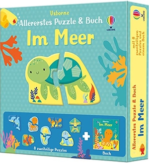 Oldham, Matthew. Allererstes Puzzle & Buch: Im Meer - acht 2-teilige Puzzles plus Bilderbuch. Usborne Verlag, 2021.