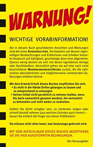 Müller, Michael. Gegendarstellungen - Die Leiden des zu alt gewordenen W.. Books on Demand, 2019.