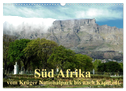 Süd Afrika - vom Krüger Nationalpark bis nach Kapstadt (Wandkalender 2024 DIN A3 quer), CALVENDO Monatskalender