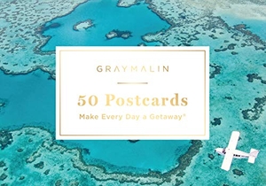 Malin, Gray. Gray Malin: 50 Postcards (Postcard Book) - Make Every Day a Getaway. Harry N. Abrams, 2020.