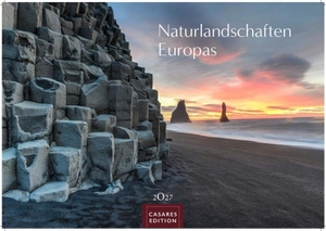 Naturlandschaften Europas Kalender 2027 - Wandkalender | Fotokalender Naturkalender 24x35cm - mit atemberaubenden Naturbildern, Naturerlebnis Europa,für Naturfreunde. Casares Fine Art Edition, 2026.