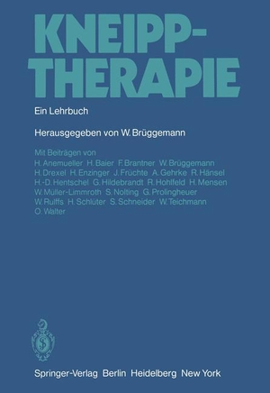 Brüggemann, W. (Hrsg.). Kneipptherapie - Ein Lehrbuch. Springer Berlin Heidelberg, 2012.