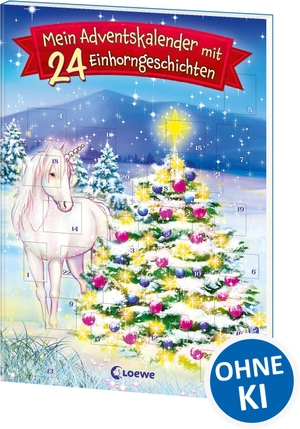 Mein Adventskalender mit 24 Einhorngeschichten - Eine weihnachtliche Geschichte für jeden Tag im Advent für Kinder ab 7 Jahre. Loewe Verlag GmbH, 2018.
