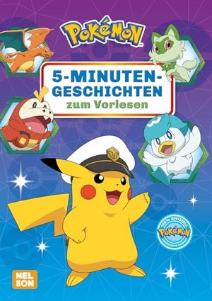 Pokémon Vorlesebuch: 5-Minuten-Geschichten zum Vorlesen. Nelson Verlag, 2026.