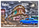 Kuba - Straßenszenen (Wandkalender 2024 DIN A4 quer), CALVENDO Monatskalender