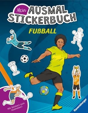 Mein Ausmalstickerbuch - Fußball. Ravensburger Verlag, 2024.
