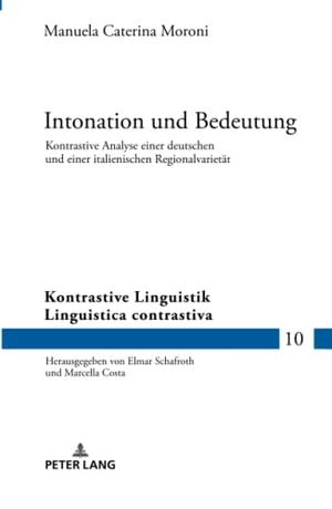 Moroni, Manuela Caterina. Intonation und Bedeutung - Kontrastive Analyse einer deutschen und einer italienischen Regionalvarietät. Peter Lang, 2020.