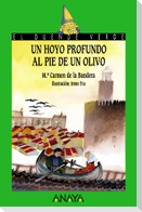 Un hoyo profundo al pie de un olivo